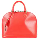 LOUIS VUITTON Epi Leather Alma PM Bag in Coquelicot M52147 - Louis Vuitton