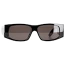 Balenciaga LED Frame Sonnenbrille aus schwarzem Polyamid