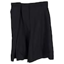 Loewe Knee-Length Shorts in Black Wool