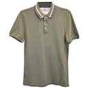 Brunello Cucinelli Polo Shirt in Army Green Cotton Pique