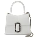 Die Mini Top Handle Bag - Marc Jacobs - Leder - Weiß