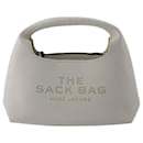 Sac The Mini Sack - Marc Jacobs - Cuir - Blanc