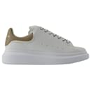 Oversized Sneakers - Alexander Mcqueen - Leather - White/Beige