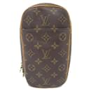 Louis Vuitton Pochette Gange Lona M51870 em boa condição