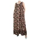 Black sheer floral beach cover-up - size S - Autre Marque