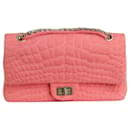 Pink medium 2.55 flap bag - Chanel
