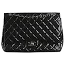 Green Maxi 2009-2010 patent Classic Double Flap - Chanel