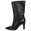 Black pointed toe boots - size EU 36.5 - Chanel