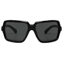Miu Miu Black Square Tinted Sunglasses