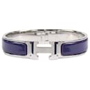 Hermes Purple Clic Clac H Bracelet - Hermès