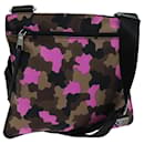 PRADA Camouflage Shoulder Bag Nylon Pink VA0886 Auth yk11624 - Prada