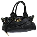 Chloe Paddington Hand Bag Leather 2way Black Auth 70392 - Chloé
