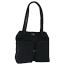 GUCCI Shoulder Bag Nylon Black 002 1076 3754 Auth bs13439 - Gucci