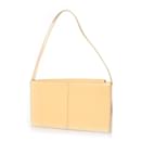 DKNY, leather shoulder bag in soft yellow - Donna Karan