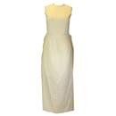 Comme des Garcons Ivory Sleeveless High-Low Eyelet Lace Dress - Autre Marque