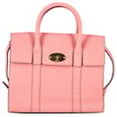 Mulberry Bayswater Tote in Pink Grained Leather