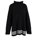 Khaite Turtleneck Sweater in Black Wool