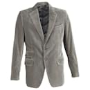 Tom Ford O'Connor Slim-Fit Blazer in Light Grey Velvet