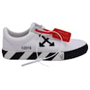 Off-White Vulcanized Low Sneakers in White Canvas - Off White