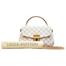 Louis Vuitton Damier Azur Croisette Handbag Canvas N41581 in good condition