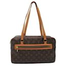 Louis Vuitton Cite GM Canvas Shoulder Bag M51181 in good condition