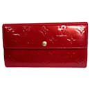 Louis Vuitton Portefeuille Sarah Leather Long Wallet M93524 in excellent condition