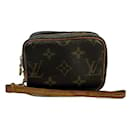 Louis Vuitton Truth Wapiti Pouch Canvas Clutch Bag M58030 in fair condition