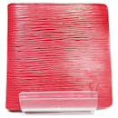 Louis Vuitton Epi Leather Card Wallet Bi-fold Billets 6 Portefeuille court en cuir M63317 en bon état