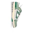Axel Arigato Area Lo Sneakers in Green Leather