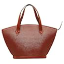 Louis Vuitton Saint-Jacques Leather Handbag M52273 in good condition