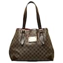 Louis Vuitton Hampstead MM Canvas Tote Bag N51204 in good condition