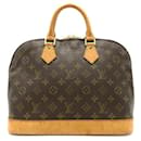 Louis Vuitton Alma Canvas Handbag M51130 in fair condition