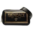 Fendi Black x Versace Fendace Logo Camera Bag