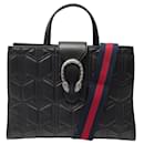 Gucci handbag bag 444167 DIONYSUS BORSA IN BLACK QUILTED LEATHER WITH CROSSBODY