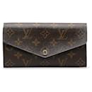 Louis Vuitton Portefeuille Sarah Canvas Long Wallet M62234 in good condition