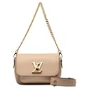 Louis Vuitton Lock Me Tender Leather Shoulder Bag M58554 in good condition