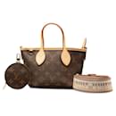 Louis Vuitton Neverfull BB Canvas Tote Bag M46705 in excellent condition