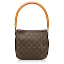 Louis Vuitton Looping MM Canvas Shoulder Bag M51146 in good condition