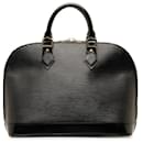 Louis Vuitton Alma PM Leather Handbag M52142 in good condition