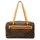 Louis Vuitton Cite GM Canvas Shoulder Bag M51181 in good condition