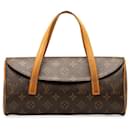 Louis Vuitton Sonatine Monogram Handbag Canvas Handbag M51902 in good condition