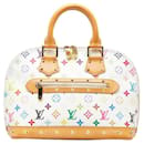 Louis Vuitton Alma Canvas Handbag M92647 in good condition
