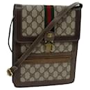 GUCCI GG Supreme Web Sherry Line Shoulder Bag PVC Beige Red Green Auth yk11580 - Gucci