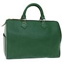 Louis Vuitton Epi Speedy 30 Hand Bag Borneo Green M43004 LV Auth 69300