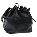 LOUIS VUITTON Epi Petit Noe Shoulder Bag Black M44102 LV Auth 70376 - Louis Vuitton