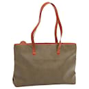 FENDI Shoulder Bag PVC Leather Beige Auth bs13469 - Fendi