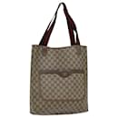 GUCCI GG Supreme Web Sherry Line Tote Bag PVC Red Beige 39 02 003 Auth yk11570 - Gucci