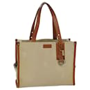 BURBERRY Borsa Tote Tela Beige Auth mr131 - Burberry