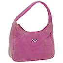 Bolsa de mão PRADA em nylon rosa Auth 70223 - Prada