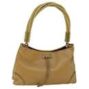 GUCCI Shoulder Bag Leather Brown 108964 auth 70612 - Gucci